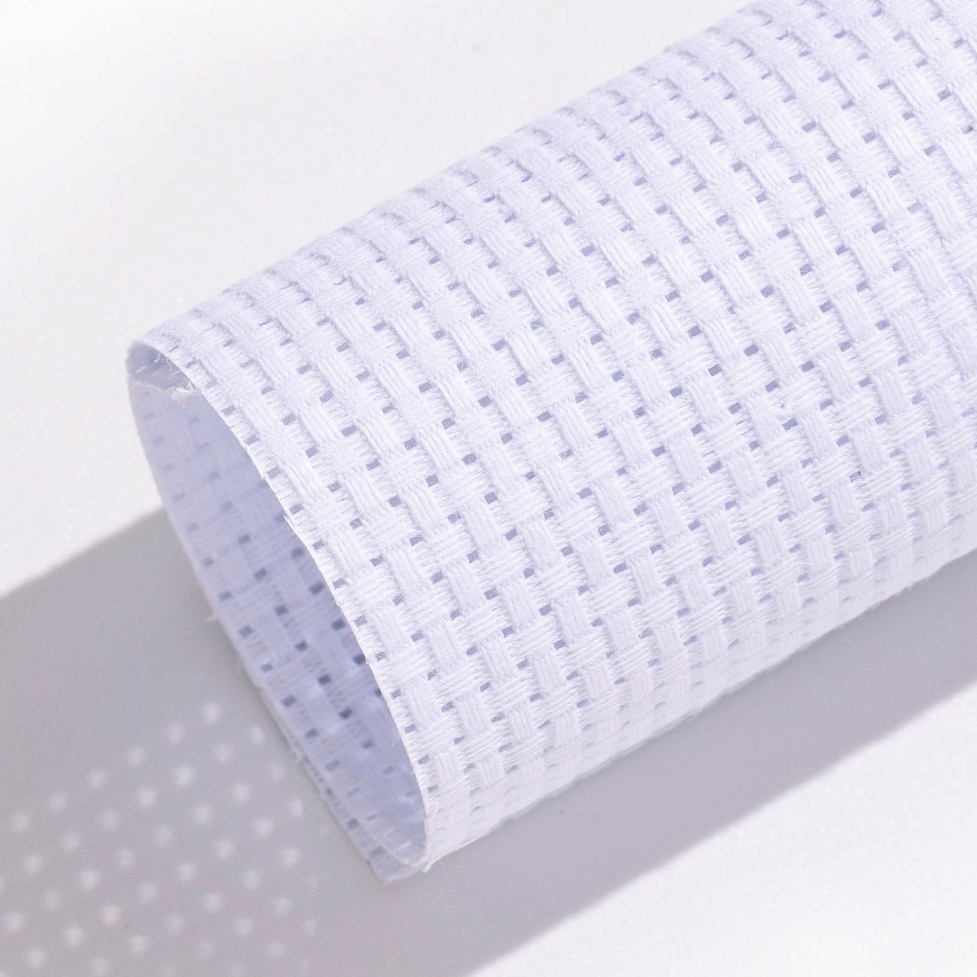 批發 純棉十字繡布9CT大格可印圖白色紅色米色黑色刺繡格子布