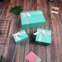 厂家直供现货批发礼物盒网红节日生日大号礼品包装蒂芙尼蓝空盒子