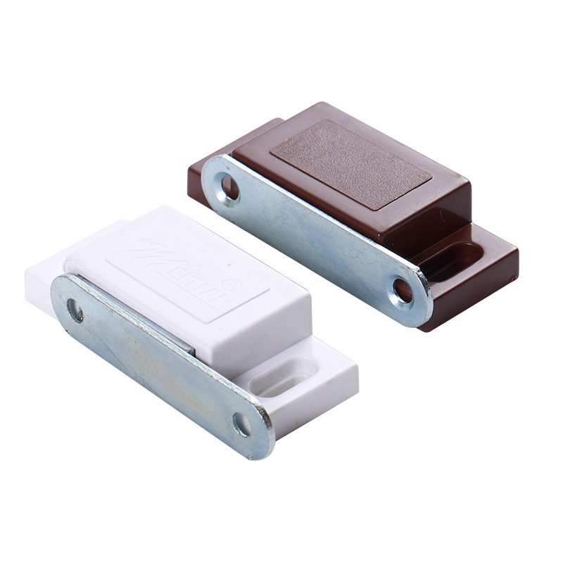 Puerta del Gabinete de succión magnética ABS de plástico fuerte succión armario puerta gabinete de succión doble puerta gabinete de succión cajón de succión magnética hardware de succión al por mayor