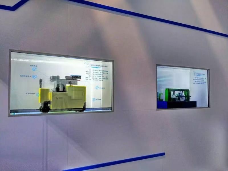 75寸 86寸 98寸 3D透明柜，展厅展示屏，互动透明屏，虚拟透明屏