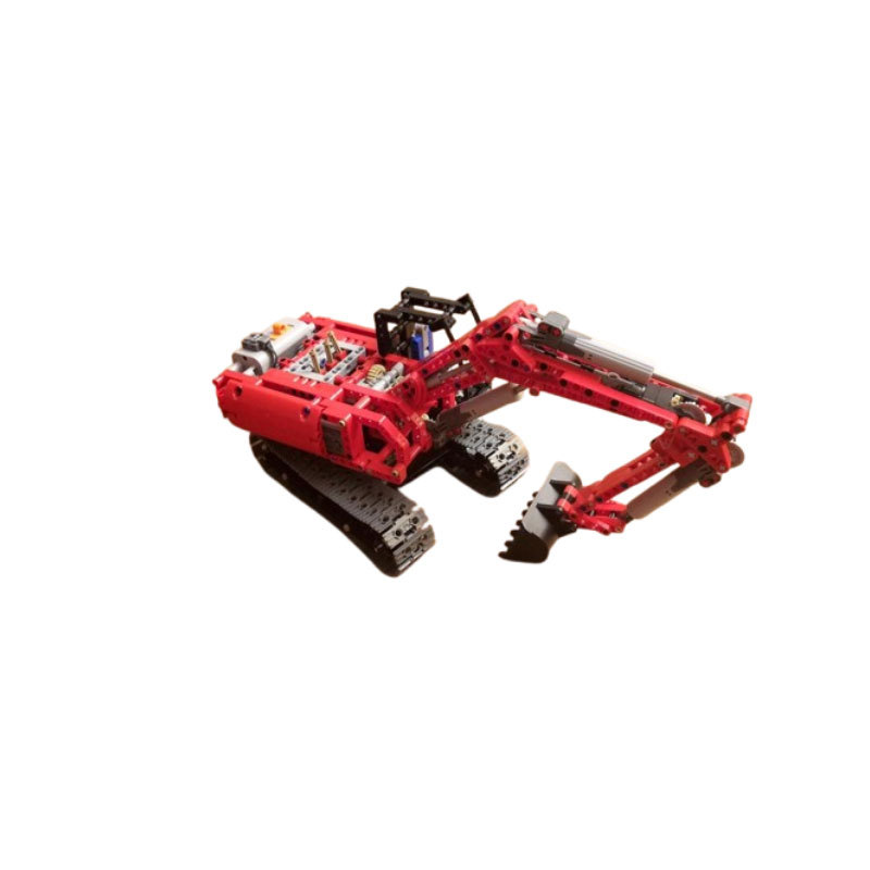 Educational Excavator Building Block Model For Creative Play_voghion.com