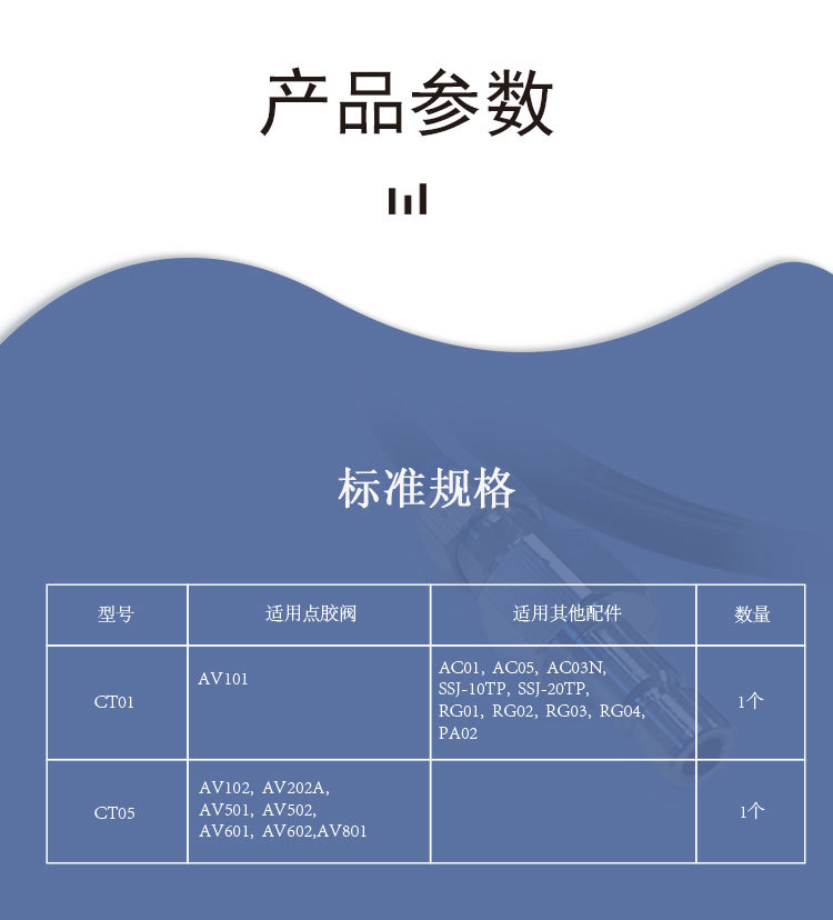 IEI Japan Iwaki CT01 connecting pipe CT05 connecting pipe adapter dispensing consumables dispensing machine accessories