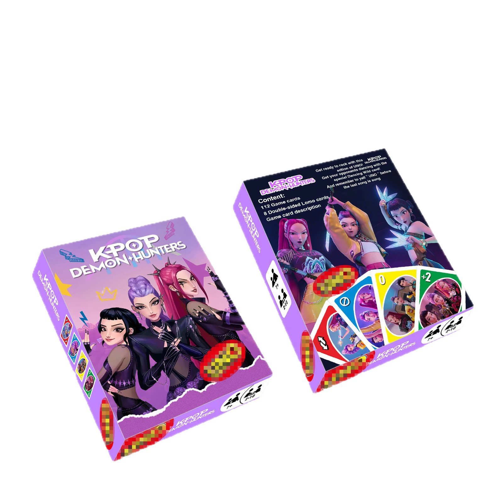 Кросс-border новый продукт Witch Hunters K-POP сопутствующие товары Uno настольная игра карты 112 HD готовые изделия