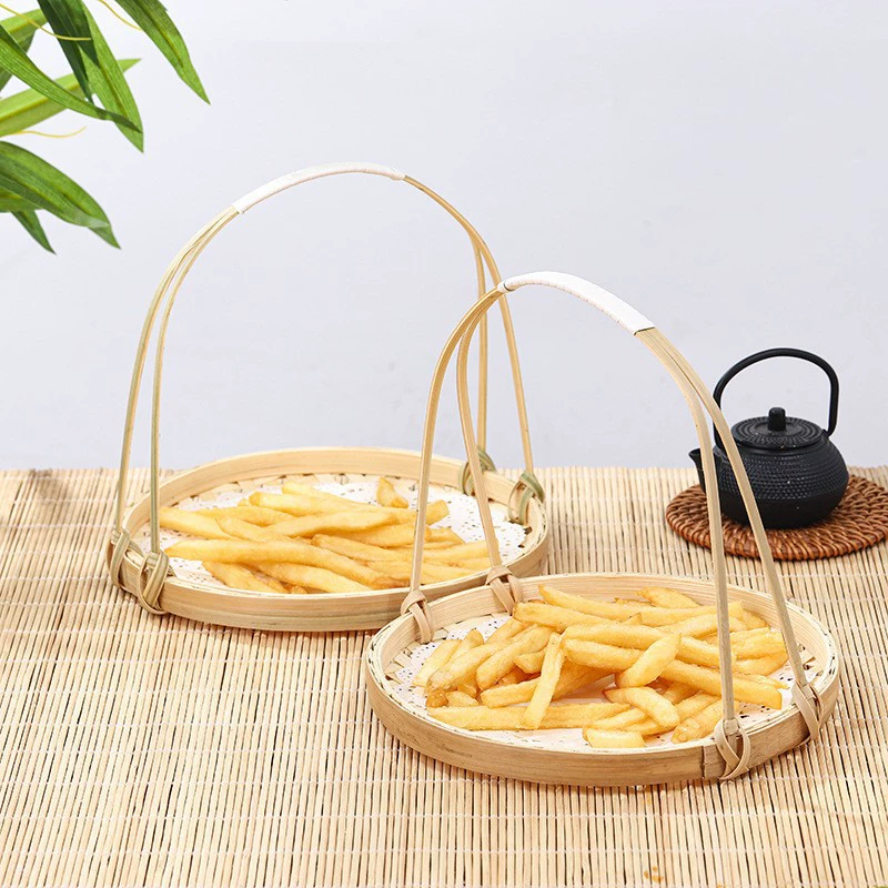 Бамбуковая корзина ручной работы