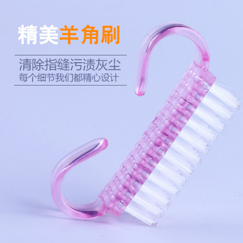 Herramienta de eliminación de polvo de uñas suministros cepillo de limpieza cepillo de uñas cuerno cepillo pequeño cepillo de polvo cepillo de cuerno cepillo de cabeza grande