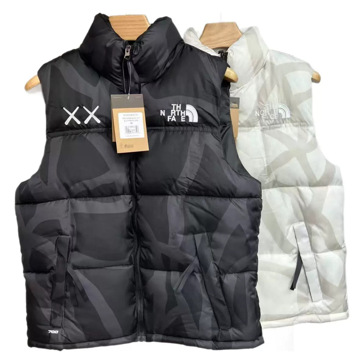 Demi-season down jacket, vest, keep warm sesame oil, for beloved