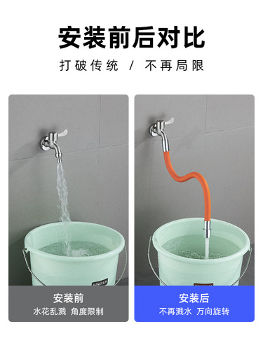 K9HX wholesale faucet extension extension adapter multi-function anti-splash head universal rotating foaming faucet
