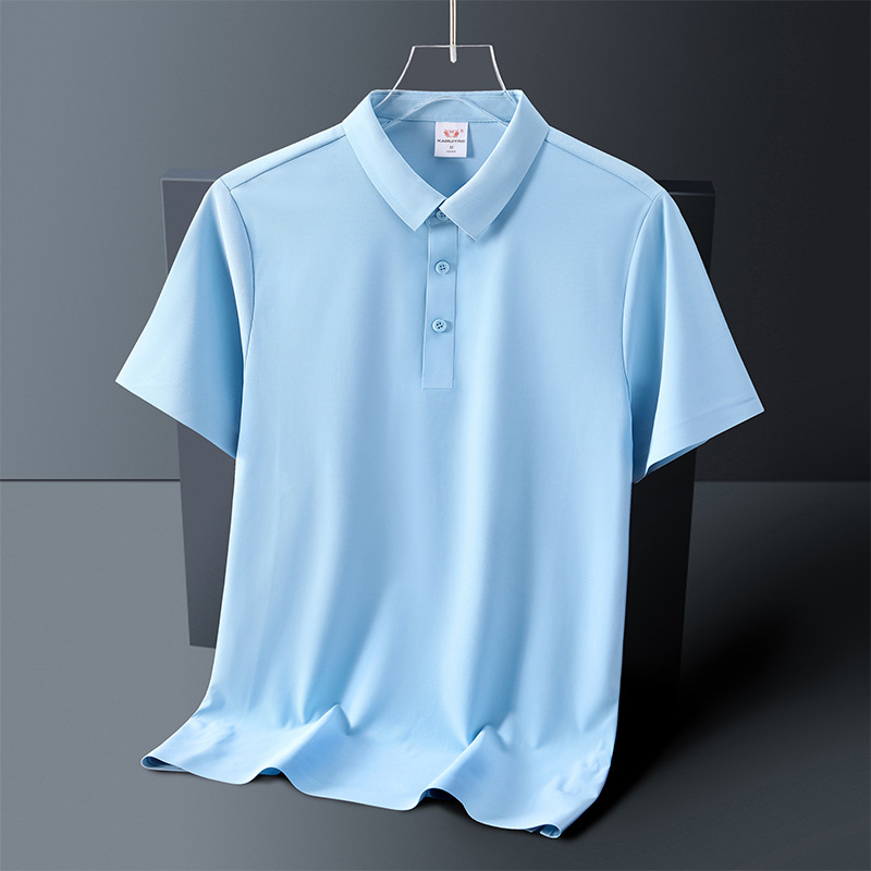 Camisetas POLO de alta gama sin costuras, absorbentes del sudor y transpirables, con LOGO impreso personalizado, ropa de trabajo para oficina corporativa, ropa de trabajo hecha a medida