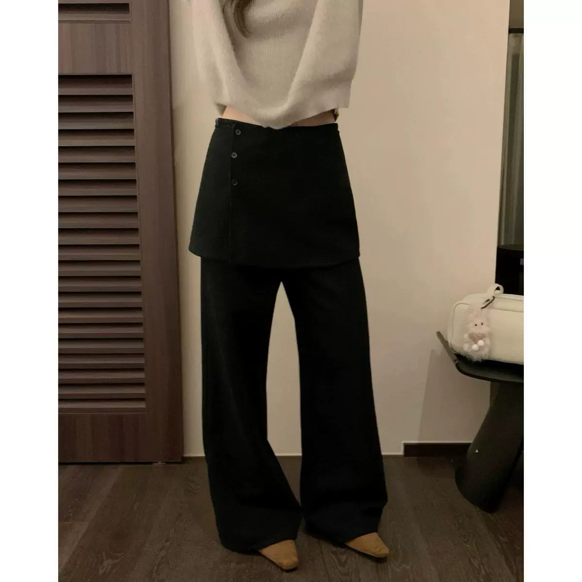 Warm winter trousers, western style
