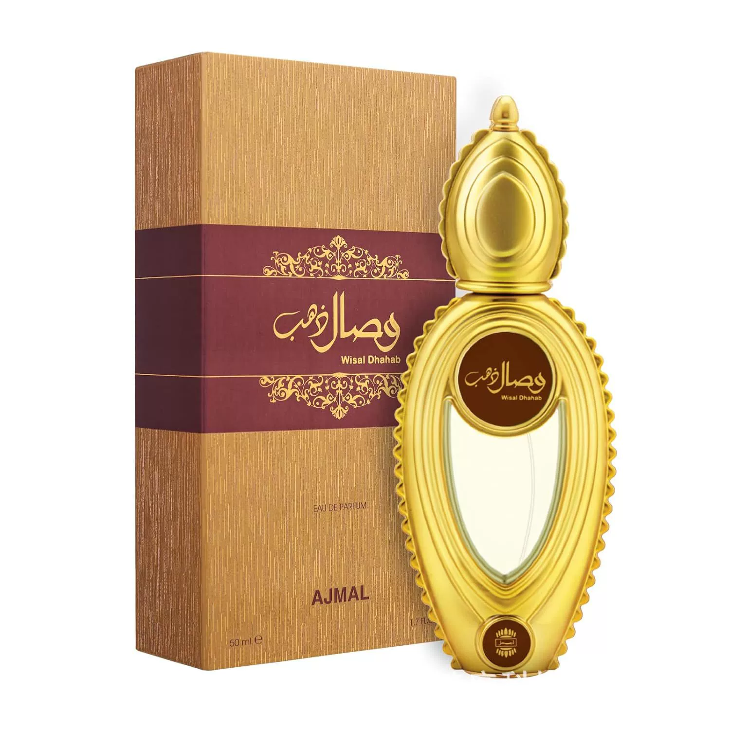 Популярный кросс-бордерный Ajmal VVisal Dhahab 1.7 oz EDP для мужчин 50 мл, восточный аромат для парней