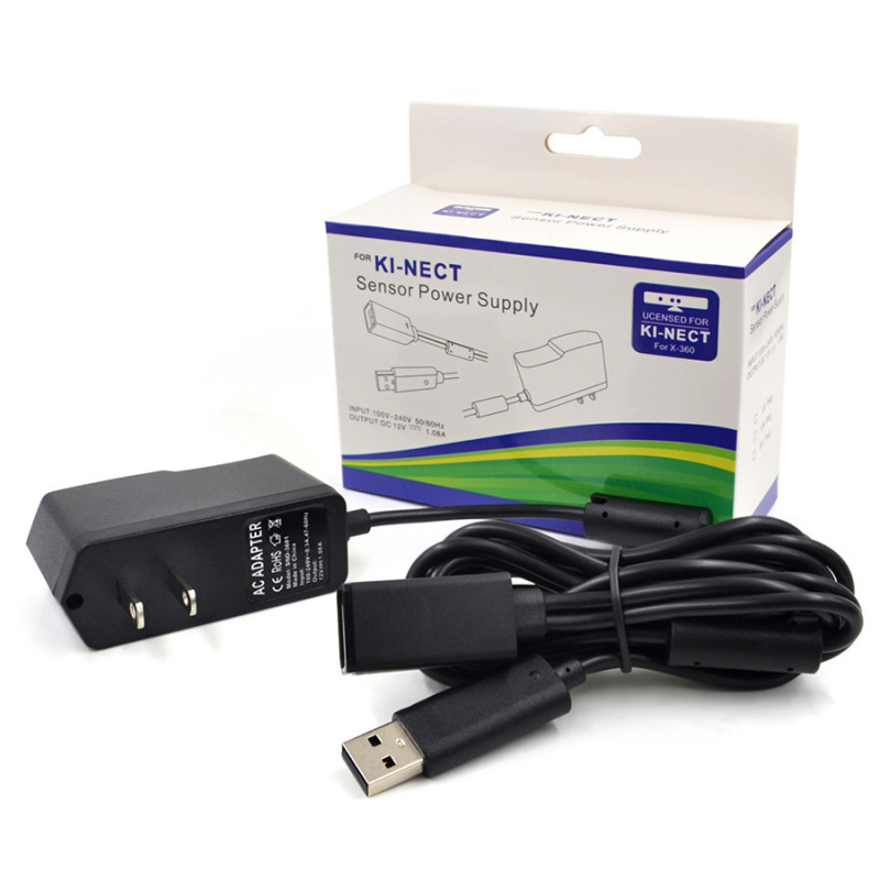 Cross-Border Applicable Xbox360 Kinect Adapter Somatosensory Device Fire Bull 360 Kinect Charger Power Supply