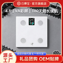 VA彩屏体脂秤智能家用蓝牙小型精准体重秤脂肪人体电子秤减肥礼品