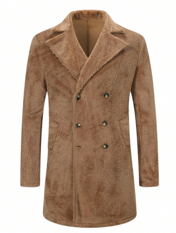 Chaquetas de Lana para Hombre, Otoño-Invierno 2025, Estilo Europeo y Americano, Abrigos de Lana, Chaquetas Peludas, Amazon Temu