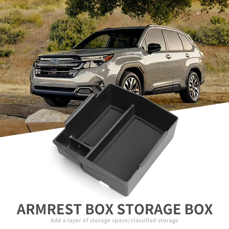 Suitable for 25-26 Models of Forester Center Console Armrest Storage Box Car Storage Accessories Car-Specific Modification Parts