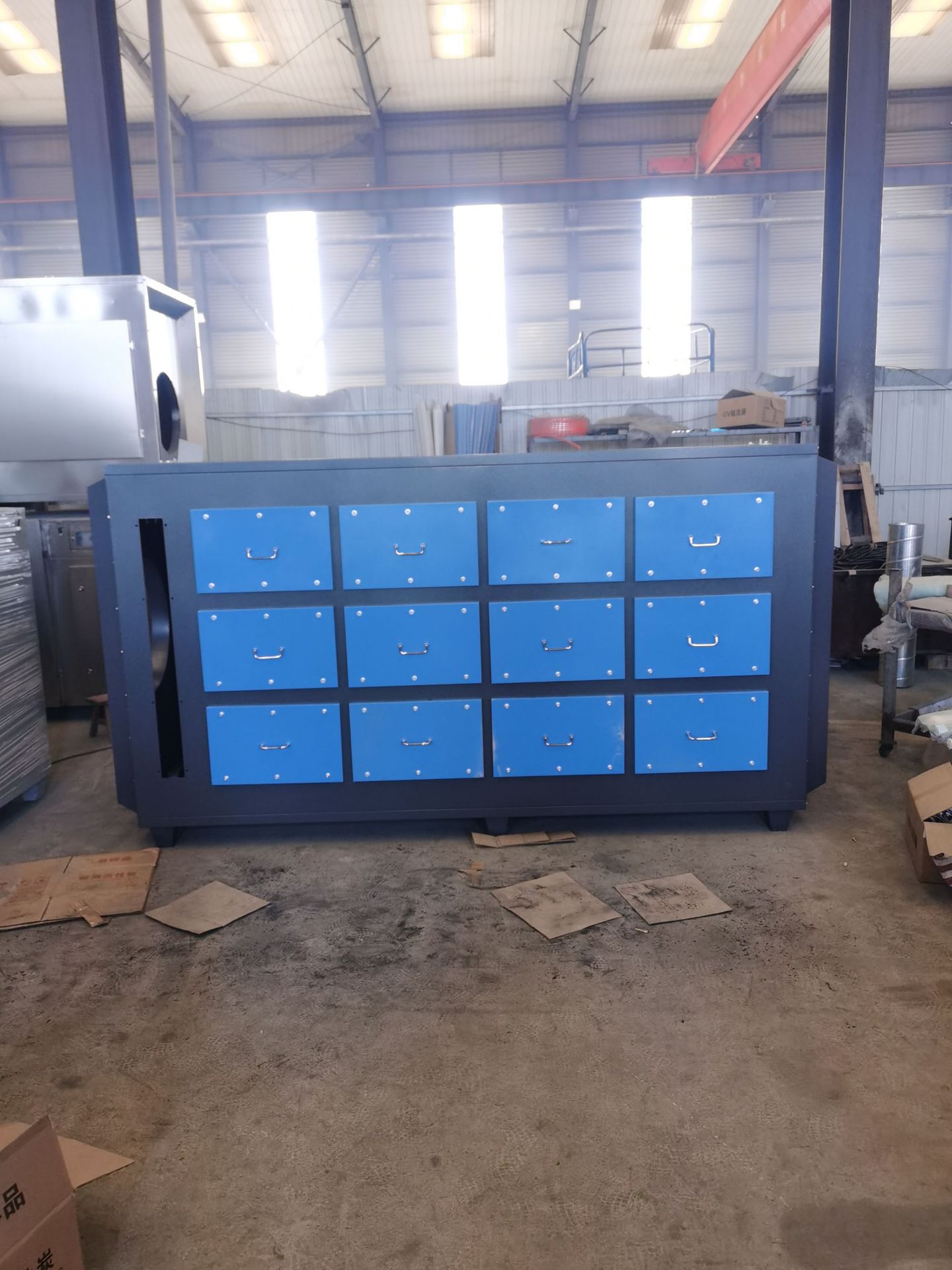 Drawer Activated carbon Recycling Bins adsorption PP Activated carbon Paint mist purify Recycling Bins waste gas Handle equipment