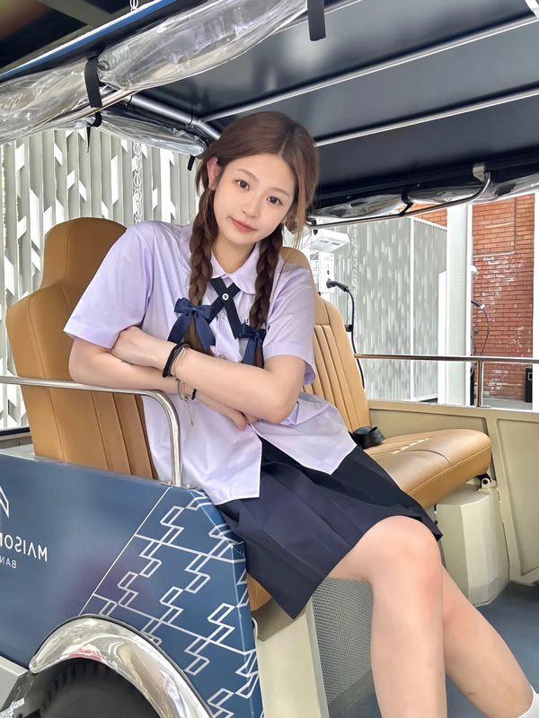 jk制服套装泰国校服娜诺短袖泰式衬衫学院风班服女夏初高中毕业服|undefined
