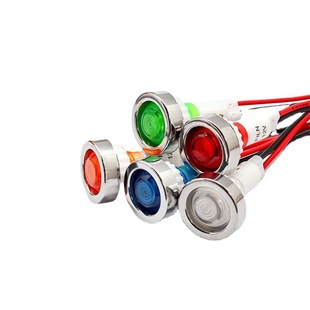 10mmȦLEDԴָ̖ʾ12VSֱNǶʽ