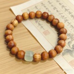 正宗天然太行崖柏手串男款文玩老料陈化柏崖盘玩木质和田玉转运手