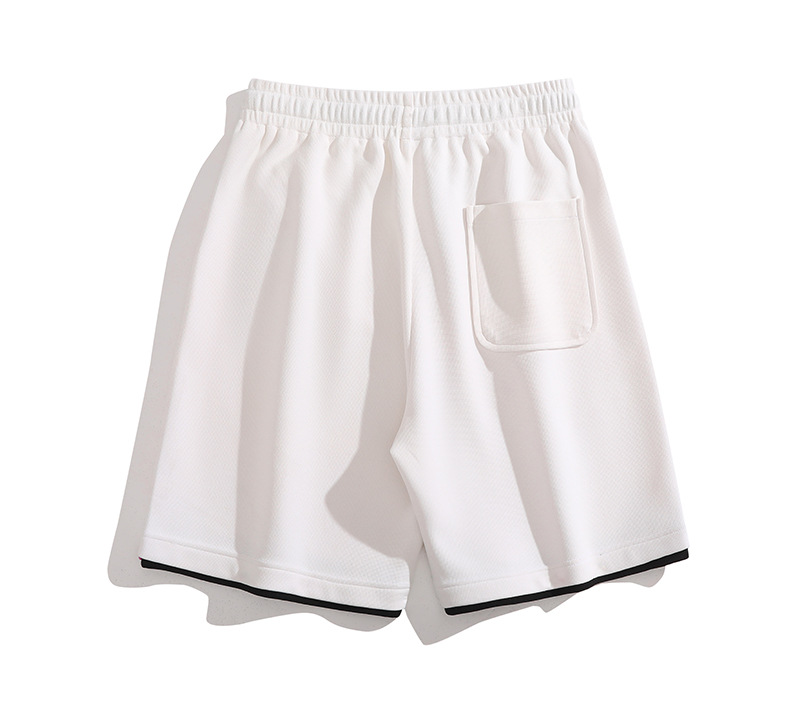 Abbigliamento maschile T-shirt a maniche corte tendenza estiva da uomo, completo casual a mezza manica con pantaloncini, un set di due pezzi sportivi per studenti_voghion.com