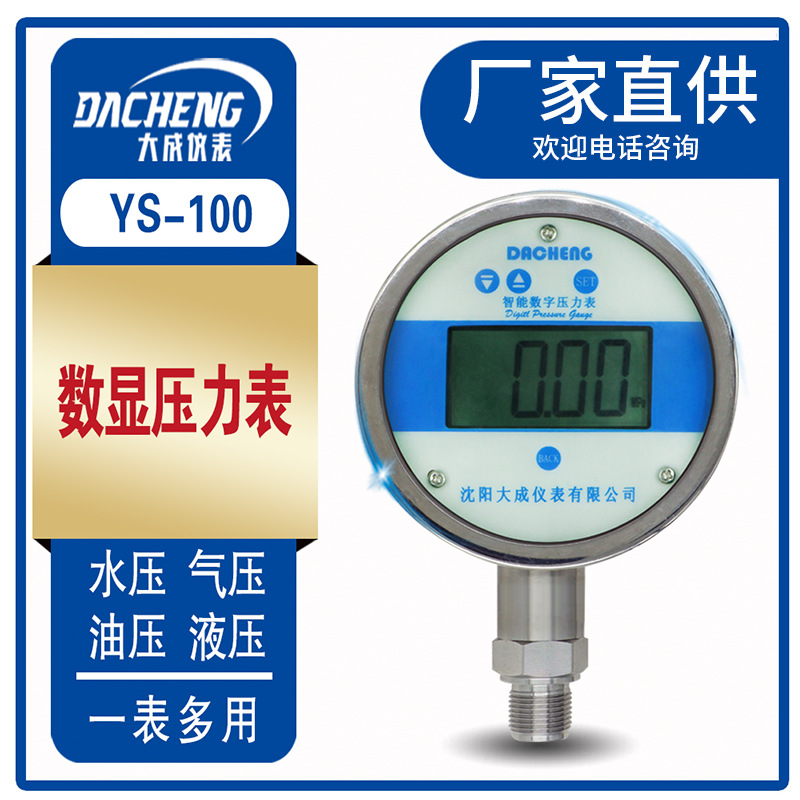 数显压力表   YS-100   压力表大成仪表  种类多样