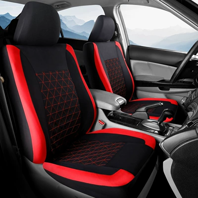 Diamond-Shaped Cloth Car Seat Covers Quilted: Universal seat cover