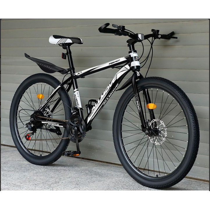 Mountain Bike with Gears for Men, Racing Bike for Commuting, 24-Inch 26-Inch Adult Women's and Youth Mountain Bike