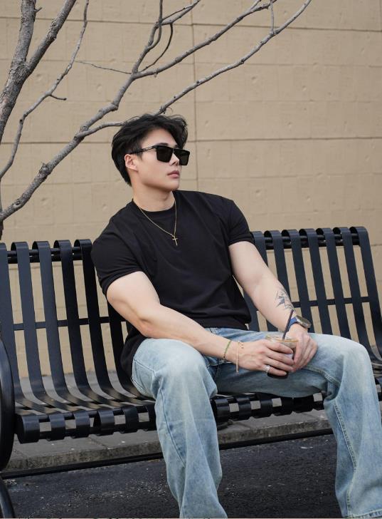 Cool Sleeve T Men's Casual Solid Color Short Sleeve Sports Fitness Quick-Drying Crew Neck Summer New Top_viptrois.com