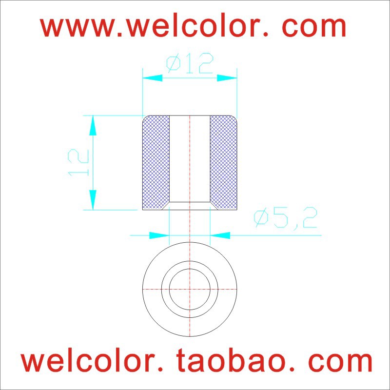 12mm����ֱֱͨͲ�����ڿ�5.0 5.2mm ֱ���Ķ�ͷ�ܷ������װ�װ