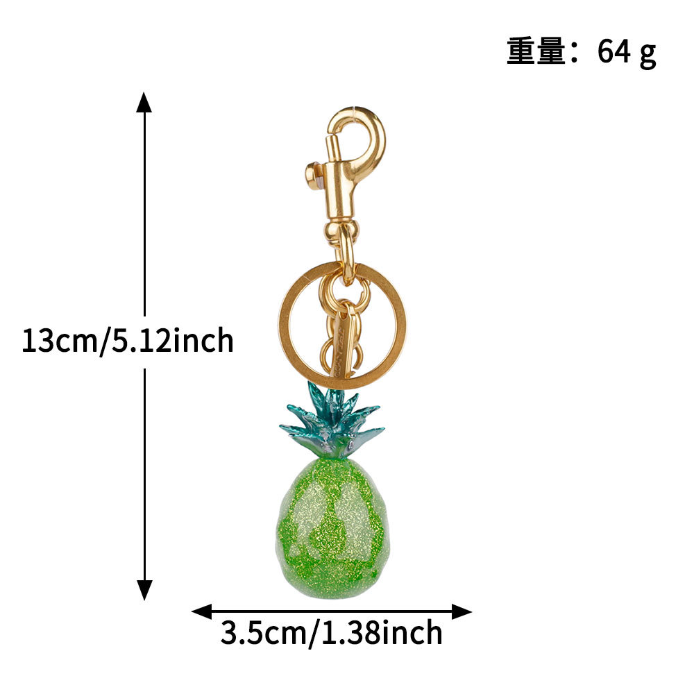 Transfronterizos directamente para bolsas de cereza colgantes de moda llaveras de automóviles llaveras de Amazon llaveras de metal accesorios de bolsas al por mayor