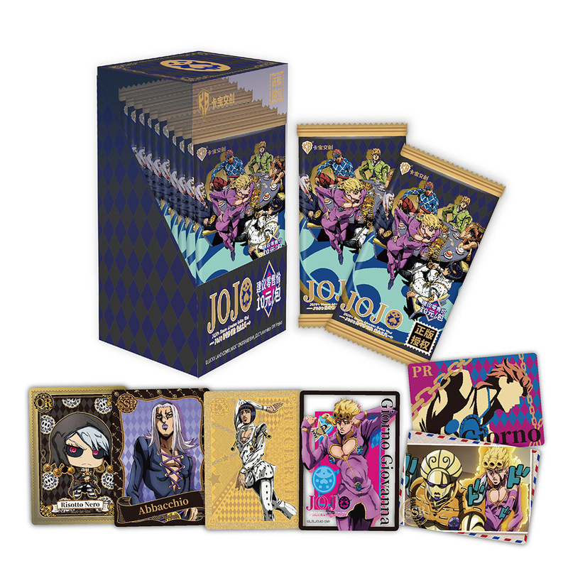 Kabao Jojo's Bizarre Adventure 10 Yuan Pack Card Golden Wind Card Anime Peripheral Cool Collection Card Hot