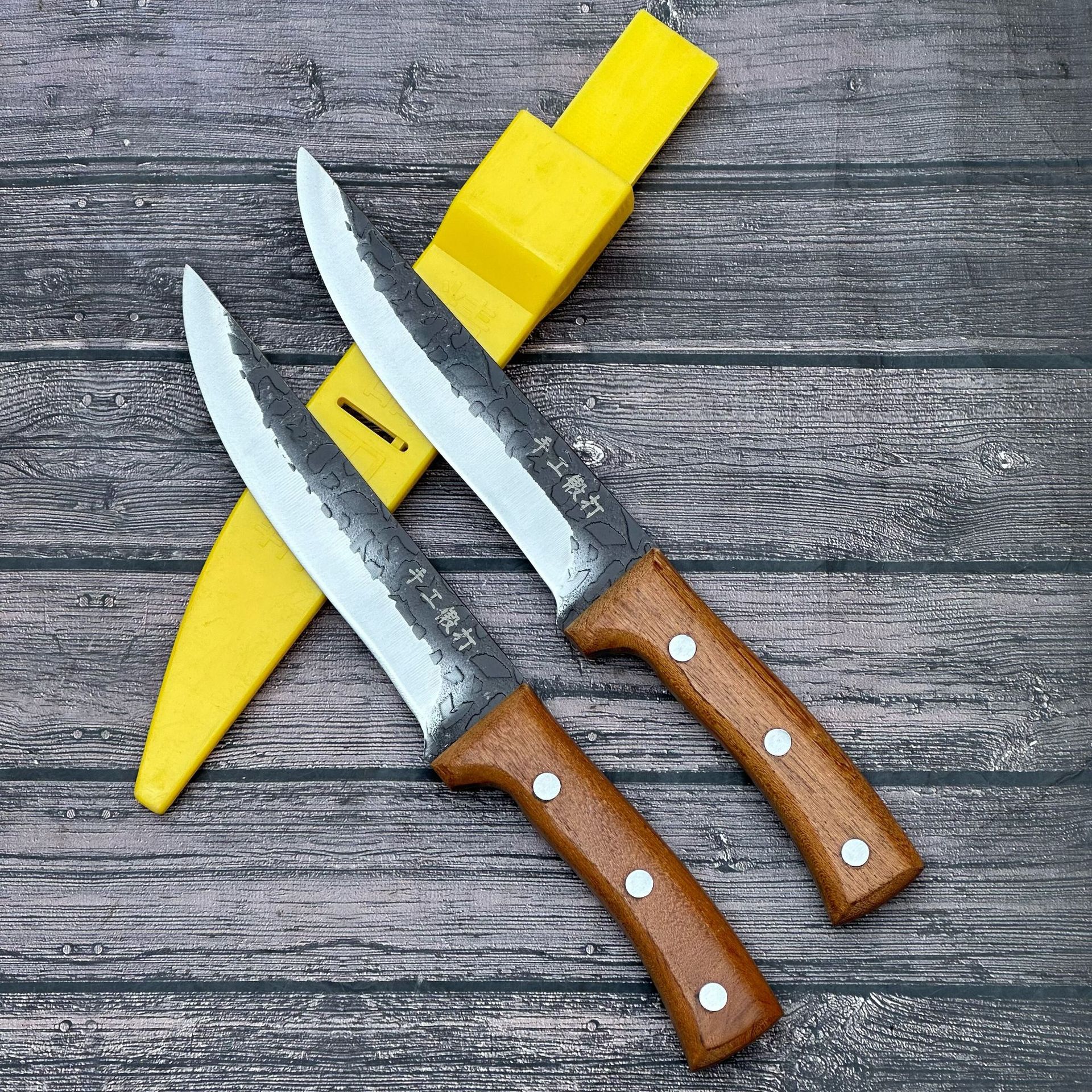 批发途霸木柄锻打分割刀   割肉刀   剔骨刀   剥皮刀   割菜刀