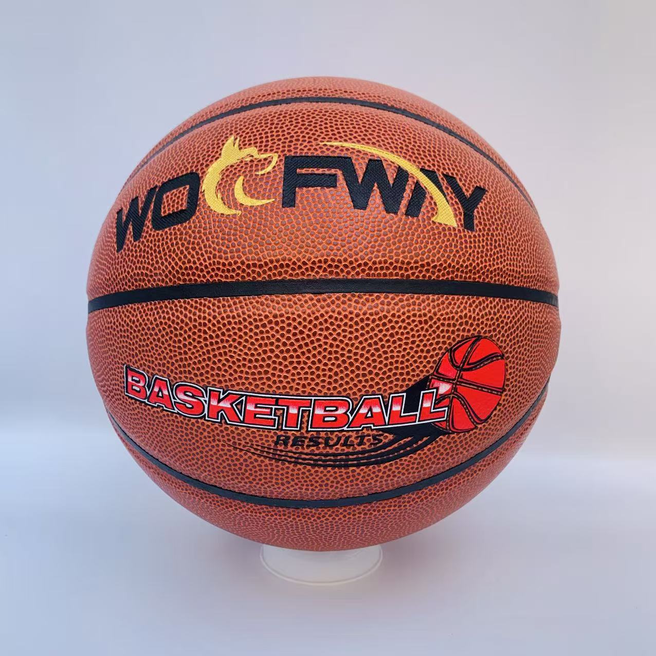 Wolf Road Ld3320 Genuine Wofway Competition Professional Training Ball No. 7 Pu Basketball Wear-Resistant Standard Indoor and Outdoor
