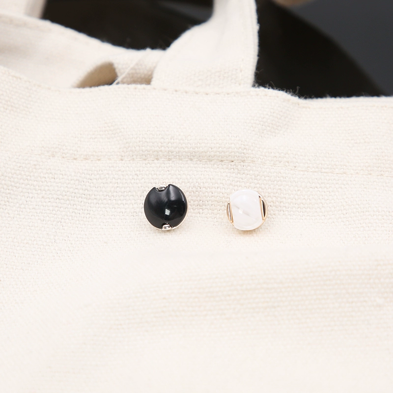 Оптовые жемчужные антибликовые пуговицы круглые для женских топов, верхней одежды, рубашек и брюк, модные пуговицы, универсальный белый цвет