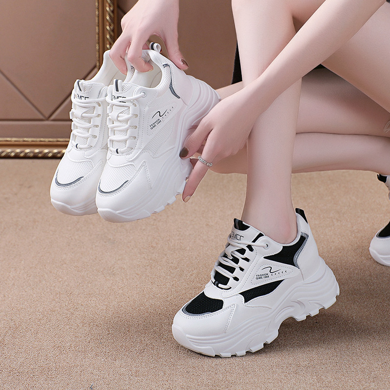 Sports Shoes for Women, 2025 New Spring Running Shoes, Easy to Match, Sports and Leisure Thick-Soled Mesh Breathable Dad Shoes Sports Shoes for Women, 2025 New Spring Running Shoes, Easy to Match, Sports and Leisure Thick-Soled Mesh Breathable Dad Shoes