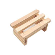 足浴泡脚木桶配套加厚实木熏蒸小板凳洗脚蒸熏小木凳按摩