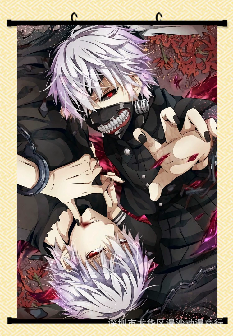 Cross-border Tokyo Ghost Ghost Kimmuye HD poster Around the dormitory decorative jewelry wall sticker anime hanging painting DIY