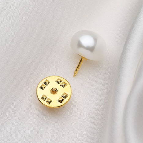 Perla anti-diversión broche camisa camisa sin costura collar botón de prenda invisible fijo anti-diversión botón de decoración