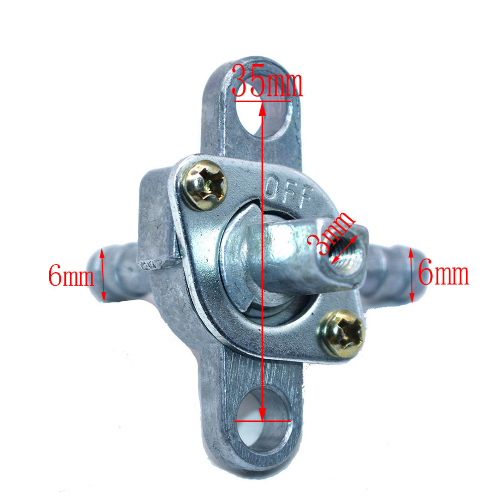 Accesorios de modificación de motocicleta interruptor scooter interruptor de aceite interruptor de tanque de combustible interruptor de circuito de aceite olla de aceite interruptor de Tanque de combustible auxiliar