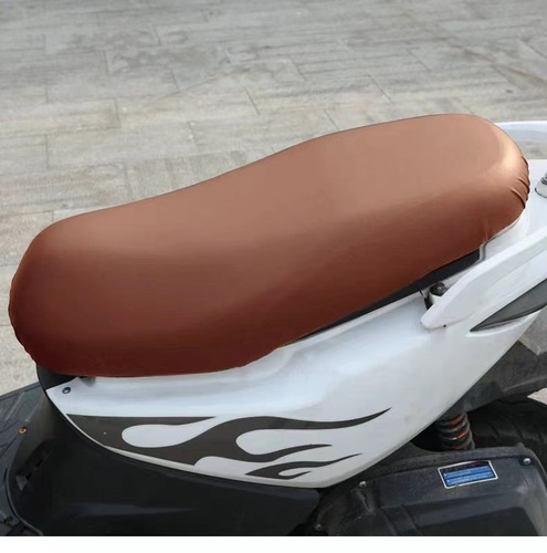 Electric motorcycle seat cover battery bike platform bike waterproof sunproof leather seat cover universal for all seasons seat cover