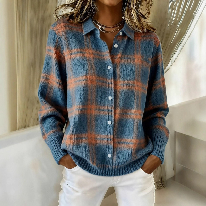 European and American Style Women's Cardigan Sweater Autumn and Winter Coat Top Loose Lazy Style Soft Casual Knitwear