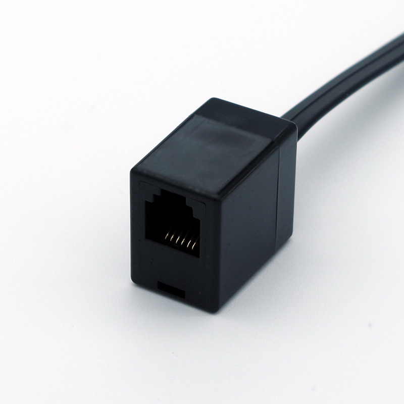 L101 6P6C �绰�߼ӳ�ת��ͷ �绰������������  RJ12�ӳ�ͷ25cm