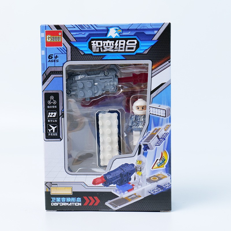 Digital deformación carta niños niño diamante robot coche carta bloques de construcción niño modelo de juguete educativo