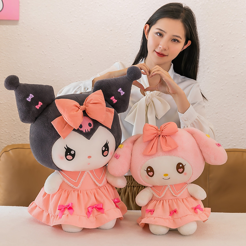 New Kuromi Plush Doll Toy Melody Doll for Girls Best Friend Sleeping Large Pillow Wholesale