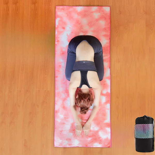 Cross-Border Amazon Printed Tie-Dye Yoga Paving Towel Hot Yoga Blanket Machine Washable Towel Blanket Portable Yoga Towel