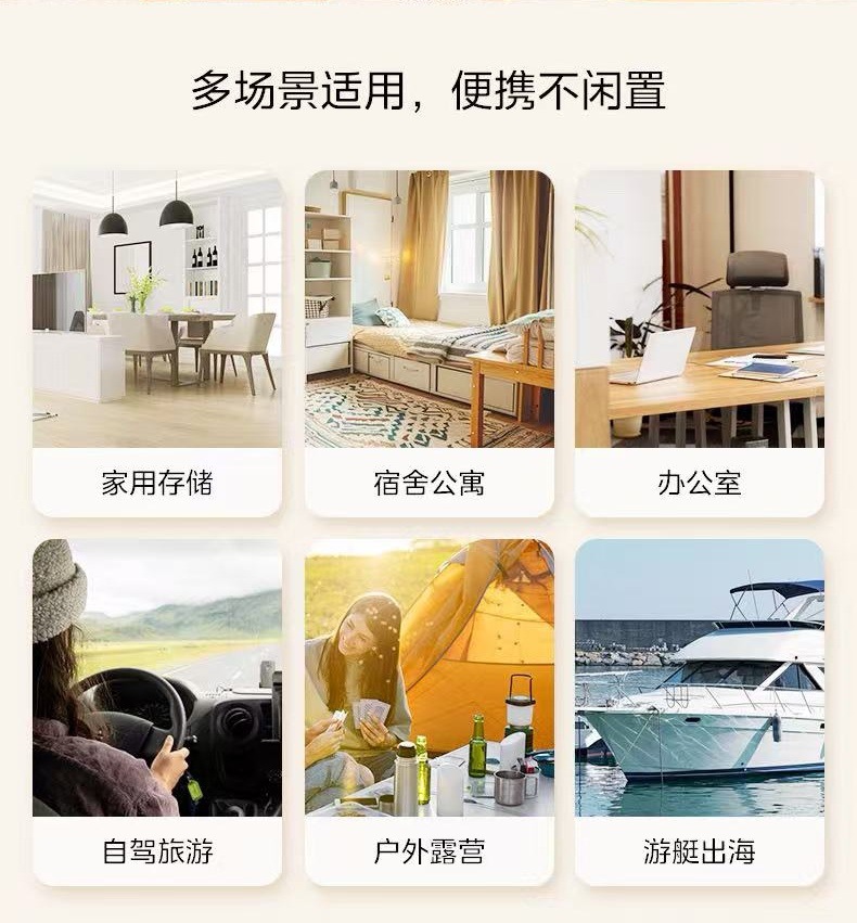 Kalista 8.5L Car Refrigerator Type-C/Usb for Camping, Outdoor, Office, Dormitory, Breast Milk, Tea Refrigerator
