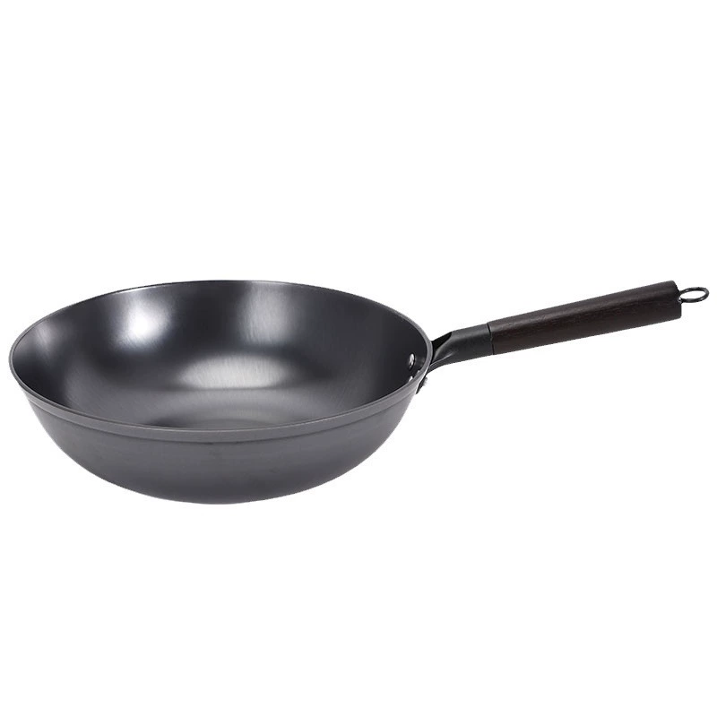 Iron pot cast iron pot stainless frying pot raw iron cooker is really stainless, non -stick, no coating, fried cooker, electromagnetic cooker universal