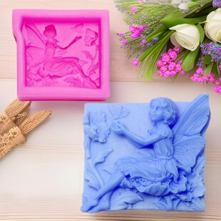 New Internet Celebrity Flower Fairy Series Household Handmade Soap Mold Silicone Mold Household Baking Tools