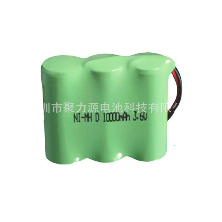供应充电电池镍氢电池组D10000MAH 3.6V仪器仪表设备电池消防灯具