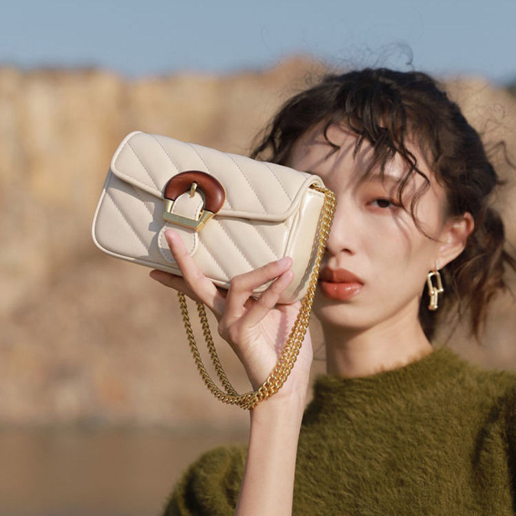 2026 New Trendy Light Luxury Summer Women's Bag Versatile Chanel-Style Embroidered Chain Design Crossbody Mini Bag