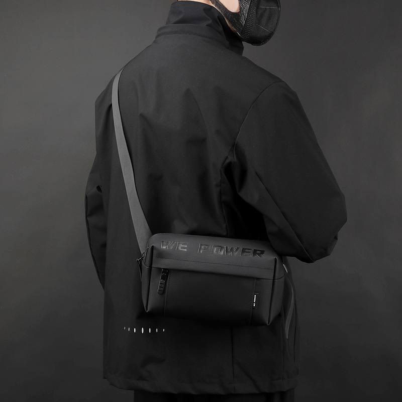 WEPOWER nuevo bolso de hombre, bolso de hombro casual, bolso de pecho, bolso de mensajero de viento funcional, bolso de cintura de moda, bolso pequeño